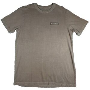 Maven T Shirt Mens XL Brown Short‎ Sleeve Basic Logo Casual Tee Cotton